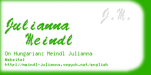 julianna meindl business card